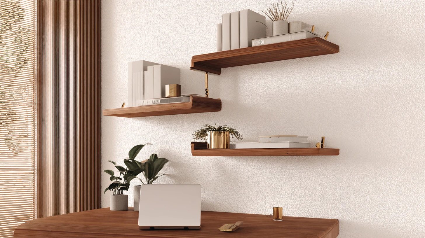 Bright Wall Shelf Background 37 - Free virtual background for Zoom, Teams & Google Meet