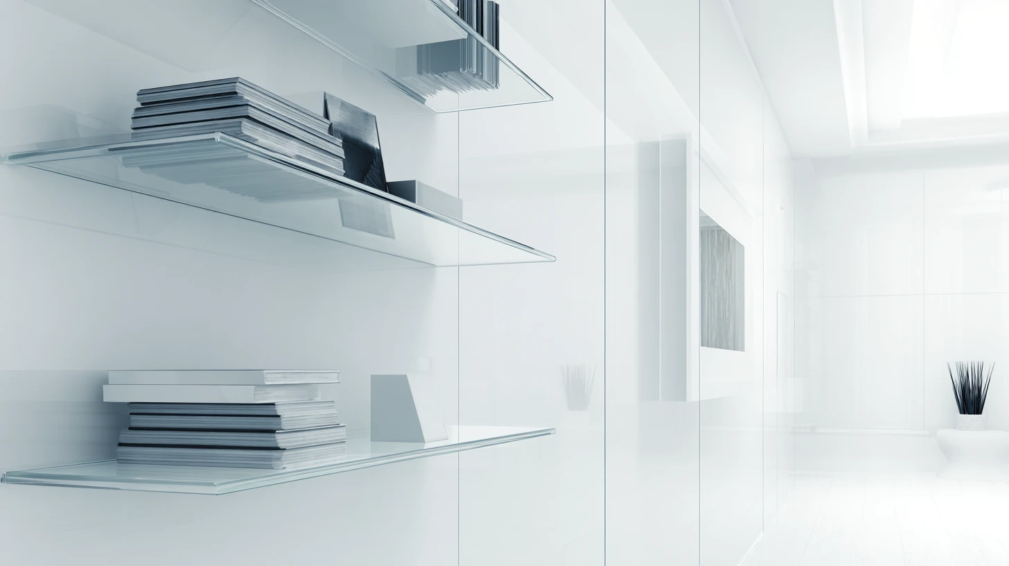 Bright Wall Shelf Background 46 - Free virtual background for Zoom, Teams & Google Meet