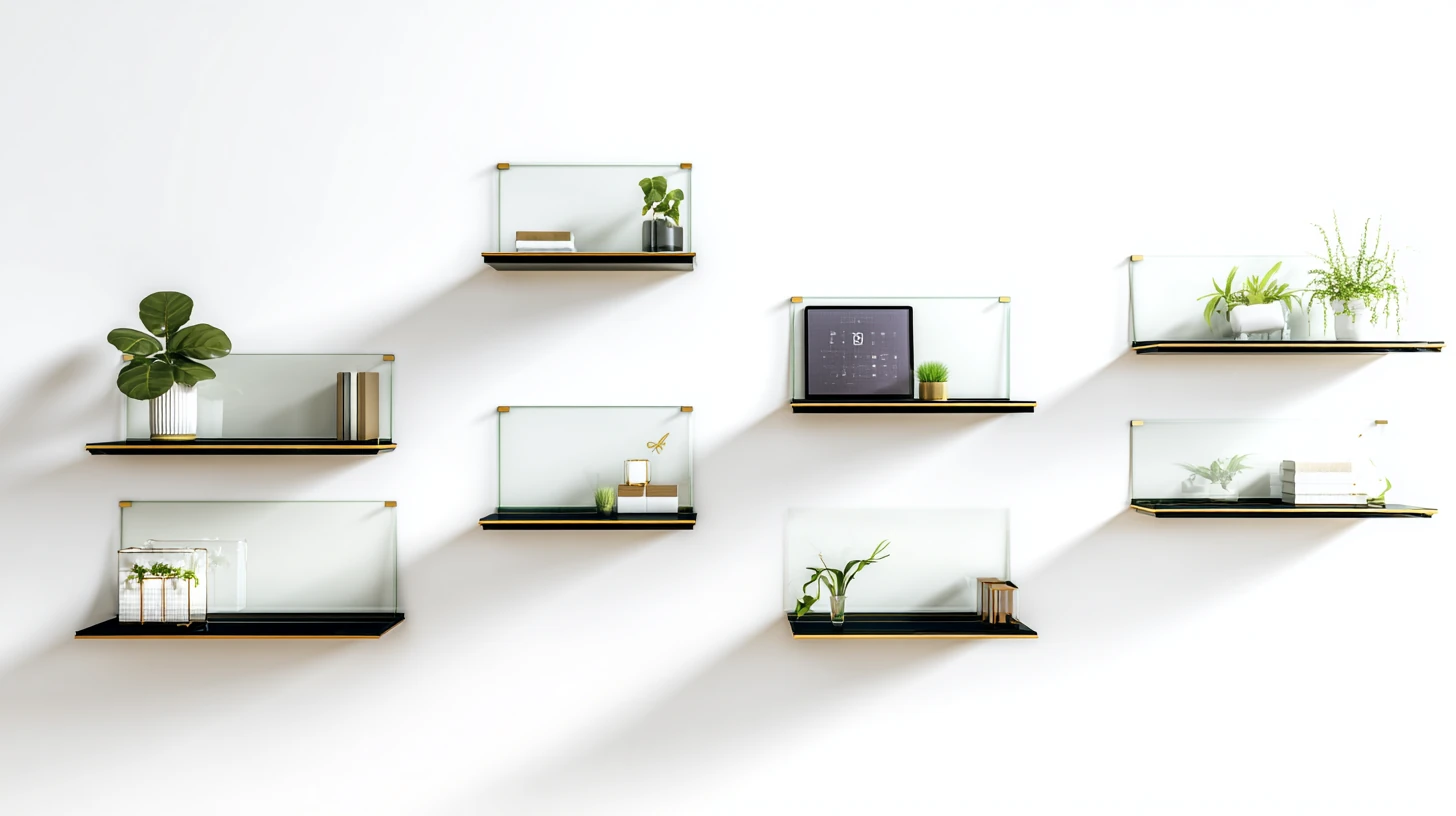 Bright Wall Shelf Background 47 - Free virtual background for Zoom, Teams & Google Meet