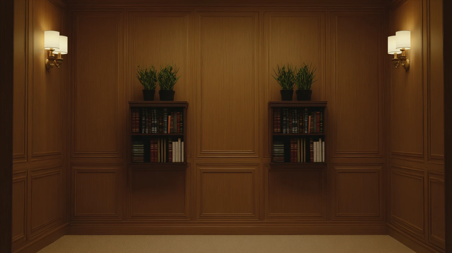 Download Dark Wall Shelf Background 3 - Professional video call background Dark Wall Shelf Background 3 - Free virtual background for Zoom, Teams & Google Meet